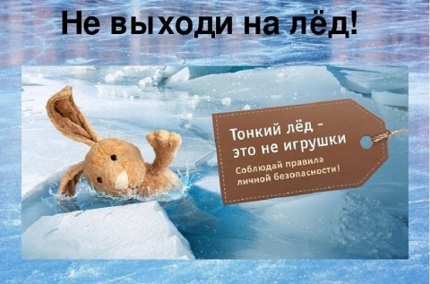 Тонкий лед &ndash; опасность для жизни!