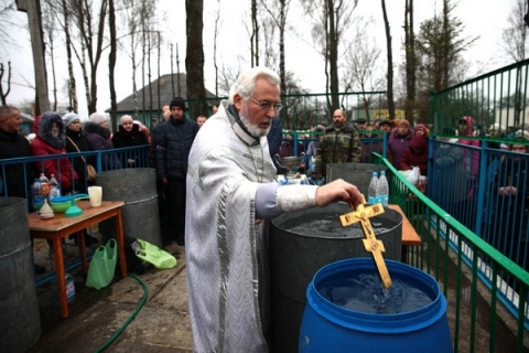 Расписание освящения воды в&nbsp;Климовичском районе