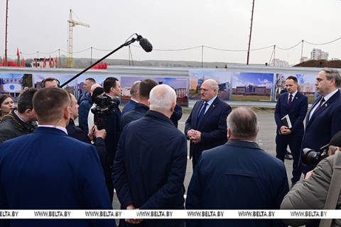 Лукашенко посещает с&nbsp;рабочей поездкой Гродно